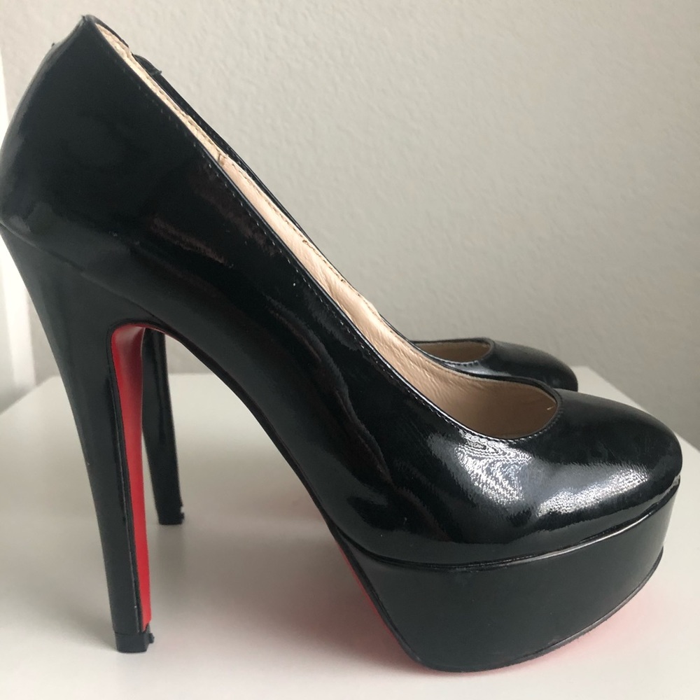 Christian Louboutin platform daffodils Heels